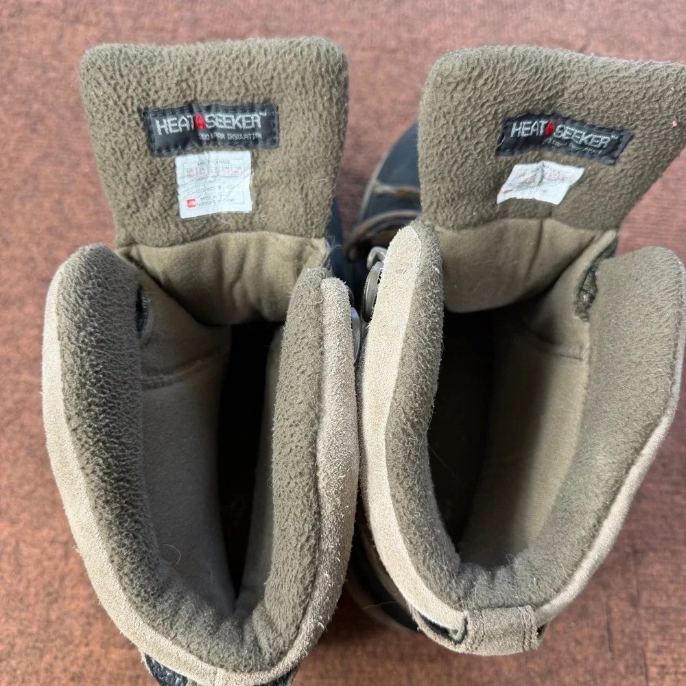 The North Face Men Chilkat III Waterproof Heatseeker Winter Boots Brown NF0A39V6
